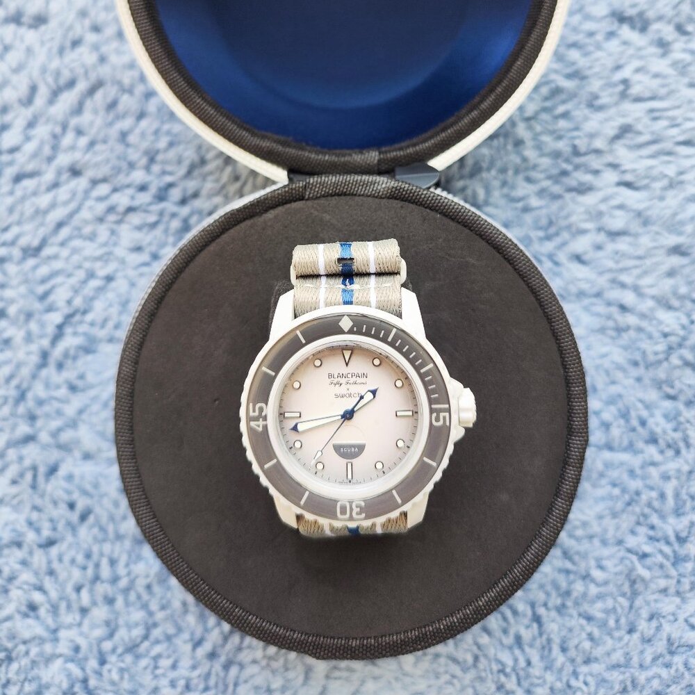 Swatch X Blancpain Fifty Fathoms Antarctic - Picture 2 of 7